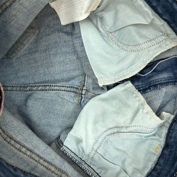 Holister Boot Cut Jeans Stretch Washed Blue Look Women’s Junior Size 7 Long - Picture 10 of 12